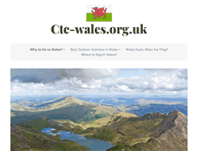 Tablet Screenshot of ctc-wales.org.uk